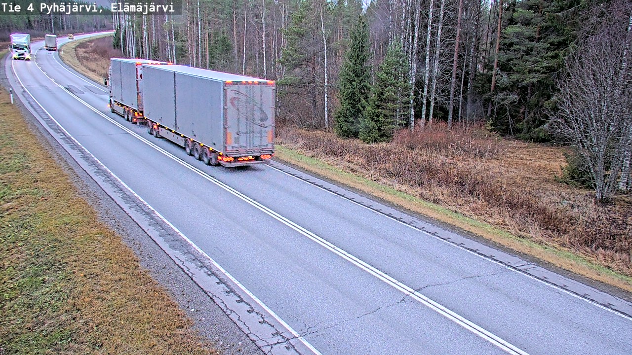Kelikamerat Kuva Tie 4 Pyhäjärvi, Elämäjärvi, Pyhäjärvi, Pohjois-Pohjanmaa