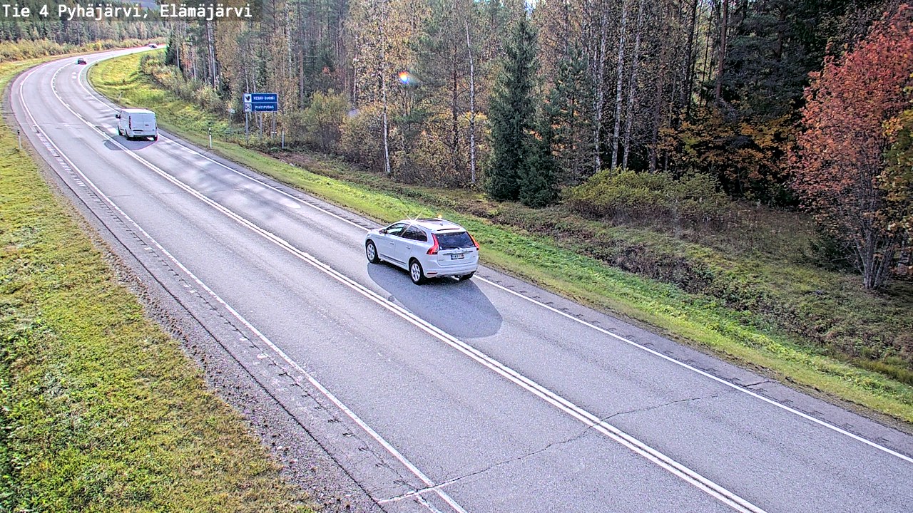 Kelikamerat Kuva Tie 4 Pyhäjärvi, Elämäjärvi, Pyhäjärvi, Pohjois-Pohjanmaa