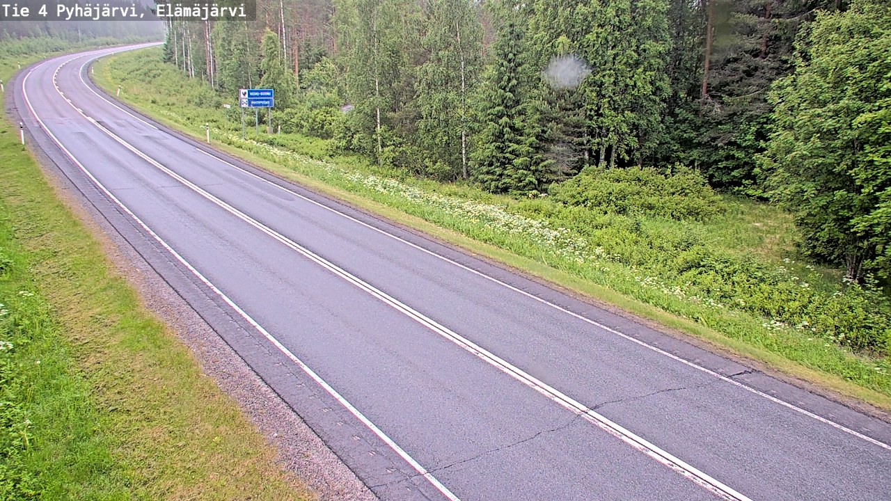 Kelikamerat Kuva Tie 4 Pyhäjärvi, Elämäjärvi, Pyhäjärvi, Pohjois-Pohjanmaa