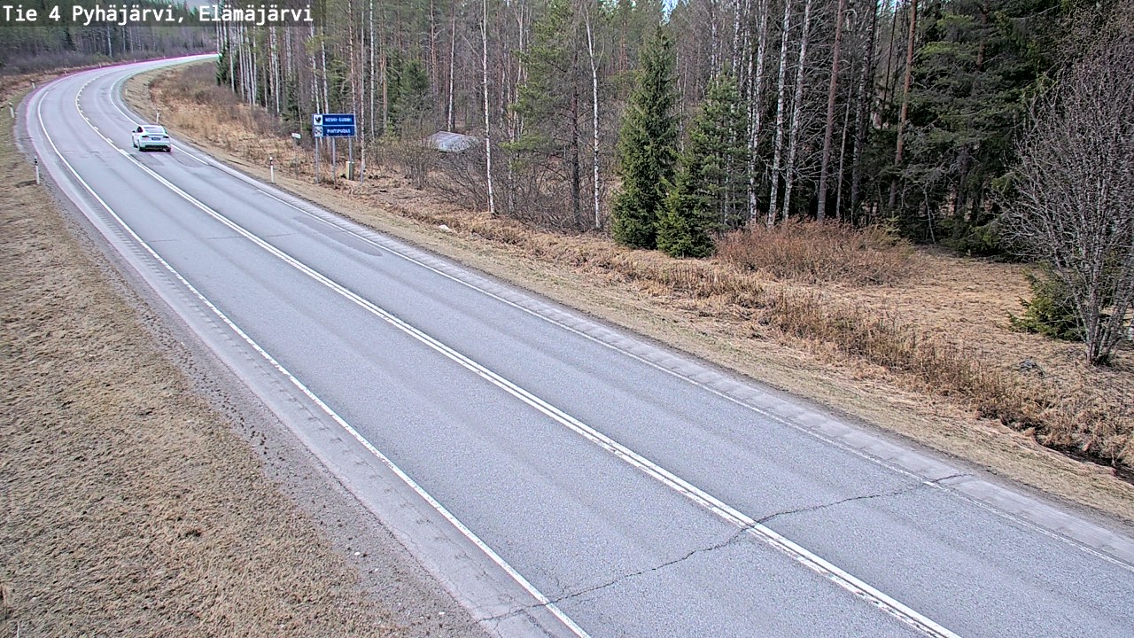 Kelikamerat Kuva Tie 4 Pyhäjärvi, Elämäjärvi, Pyhäjärvi, Pohjois-Pohjanmaa
