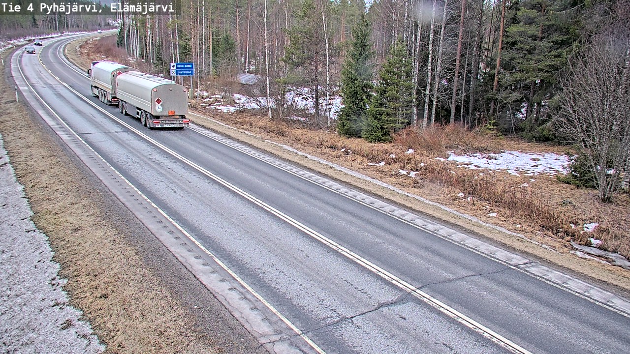 Kelikamerat Kuva Tie 4 Pyhäjärvi, Elämäjärvi, Pyhäjärvi, Pohjois-Pohjanmaa