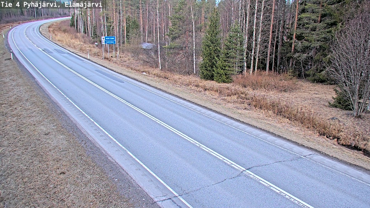 Kelikamerat Kuva Tie 4 Pyhäjärvi, Elämäjärvi, Pyhäjärvi, Pohjois-Pohjanmaa