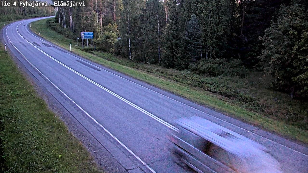 Kelikamerat Kuva Tie 4 Pyhäjärvi, Elämäjärvi, Pyhäjärvi, Pohjois-Pohjanmaa