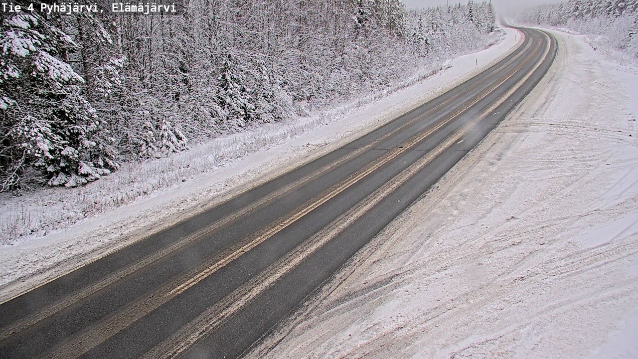 Kelikamerat Kuva Tie 4 Pyhäjärvi, Elämäjärvi, Pyhäjärvi, Pohjois-Pohjanmaa