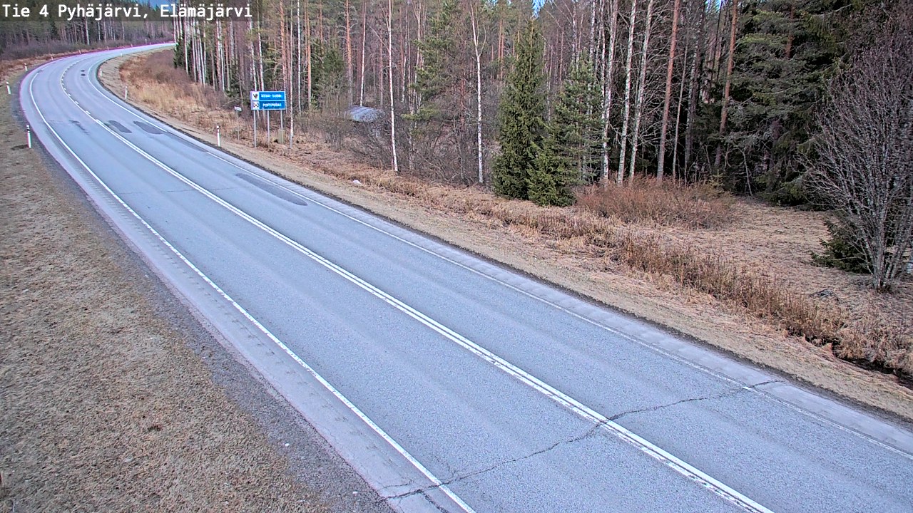 Kelikamerat Kuva Tie 4 Pyhäjärvi, Elämäjärvi, Pyhäjärvi, Pohjois-Pohjanmaa
