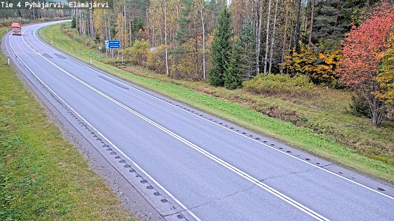 Kelikamerat Kuva Tie 4 Pyhäjärvi, Elämäjärvi, Pyhäjärvi, Pohjois-Pohjanmaa
