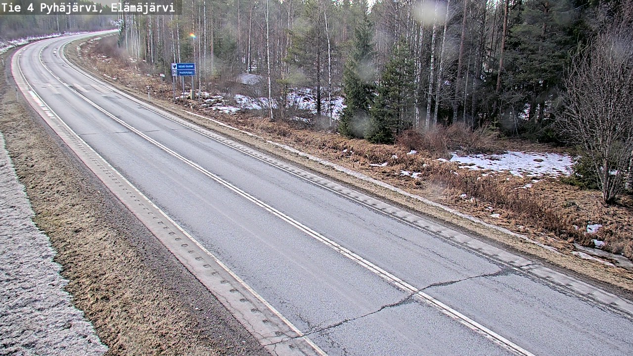 Kelikamerat Kuva Tie 4 Pyhäjärvi, Elämäjärvi, Pyhäjärvi, Pohjois-Pohjanmaa
