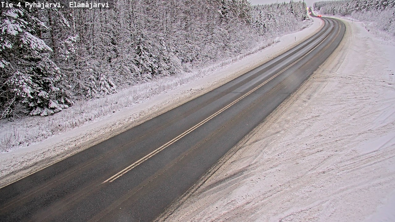 Kelikamerat Kuva Tie 4 Pyhäjärvi, Elämäjärvi, Pyhäjärvi, Pohjois-Pohjanmaa