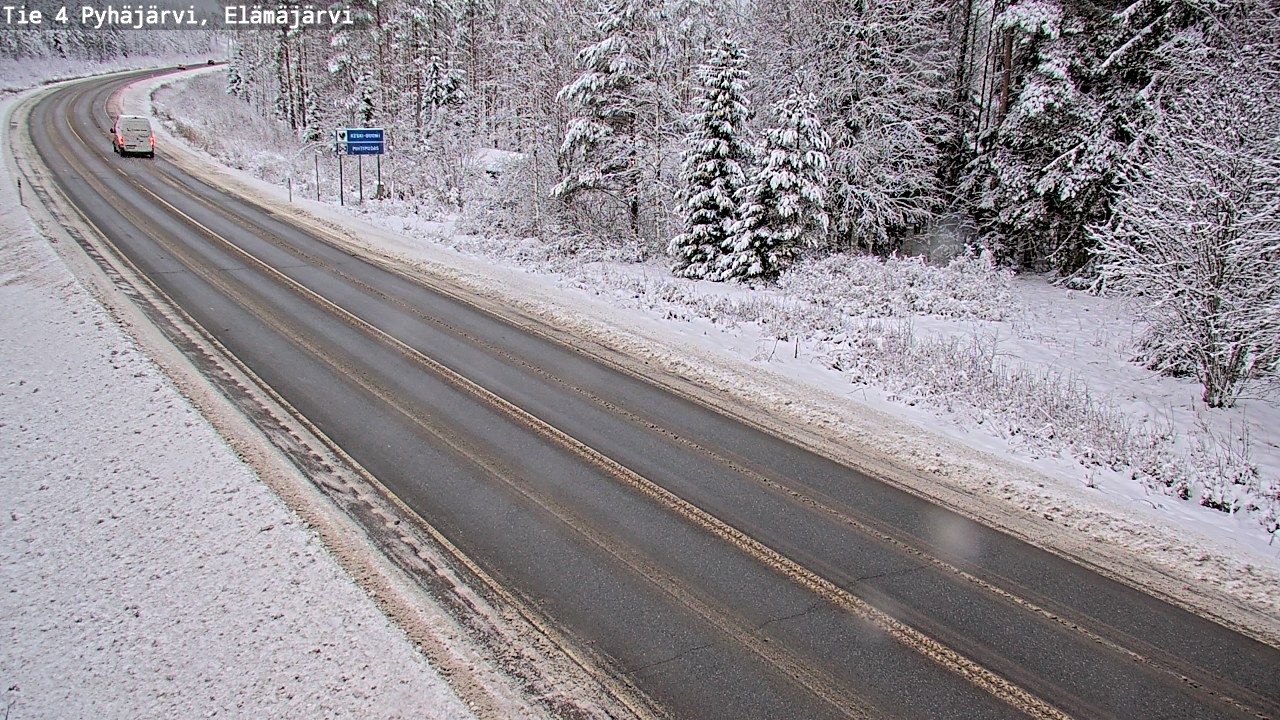 Kelikamerat Kuva Tie 4 Pyhäjärvi, Elämäjärvi, Pyhäjärvi, Pohjois-Pohjanmaa