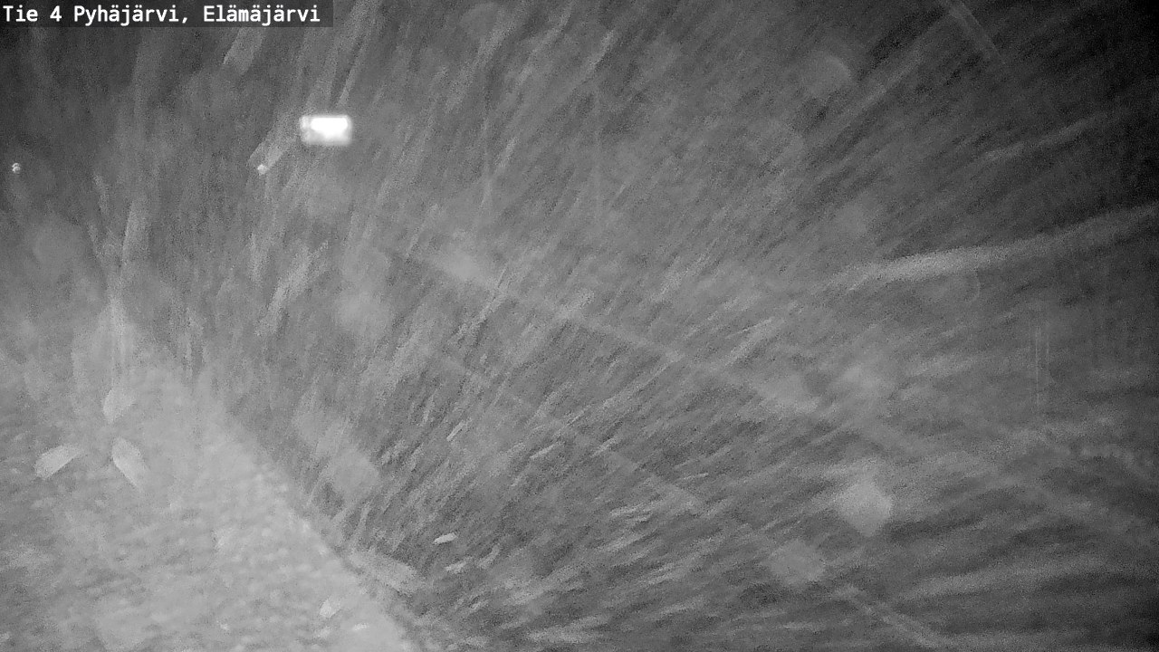 Weather Camera Image Road 4 Pyhäjärvi, Elämäjärvi, Pyhäjärvi, Pohjois-Pohjanmaa