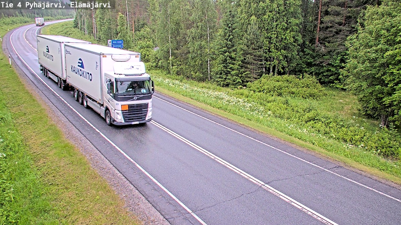 Kelikamerat Kuva Tie 4 Pyhäjärvi, Elämäjärvi, Pyhäjärvi, Pohjois-Pohjanmaa