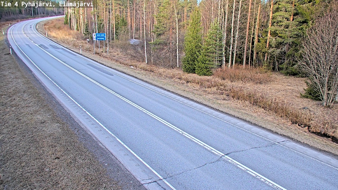 Kelikamerat Kuva Tie 4 Pyhäjärvi, Elämäjärvi, Pyhäjärvi, Pohjois-Pohjanmaa