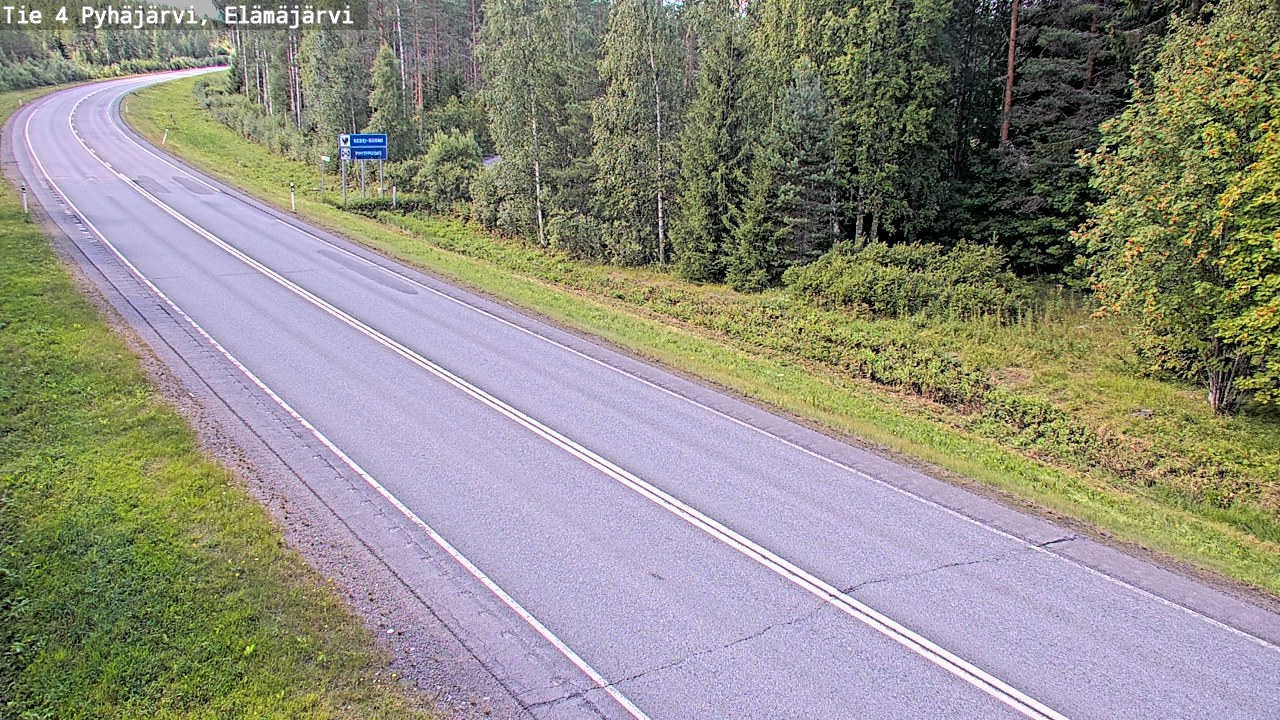 Kelikamerat Kuva Tie 4 Pyhäjärvi, Elämäjärvi, Pyhäjärvi, Pohjois-Pohjanmaa