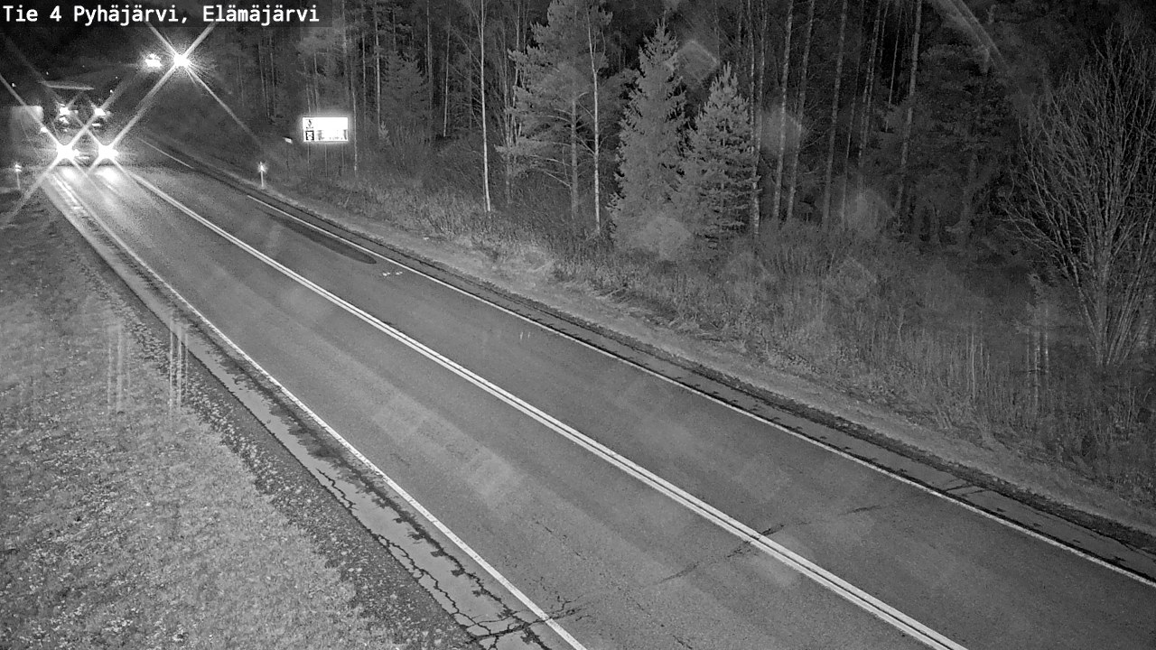 Kelikamerat Kuva Tie 4 Pyhäjärvi, Elämäjärvi, Pyhäjärvi, Pohjois-Pohjanmaa