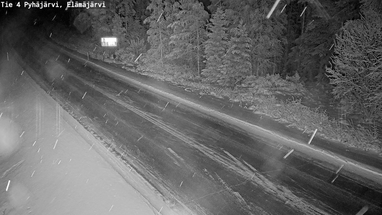 Kelikamerat Kuva Tie 4 Pyhäjärvi, Elämäjärvi, Pyhäjärvi, Pohjois-Pohjanmaa