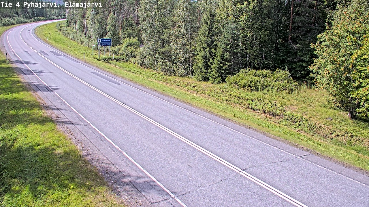 Kelikamerat Kuva Tie 4 Pyhäjärvi, Elämäjärvi, Pyhäjärvi, Pohjois-Pohjanmaa