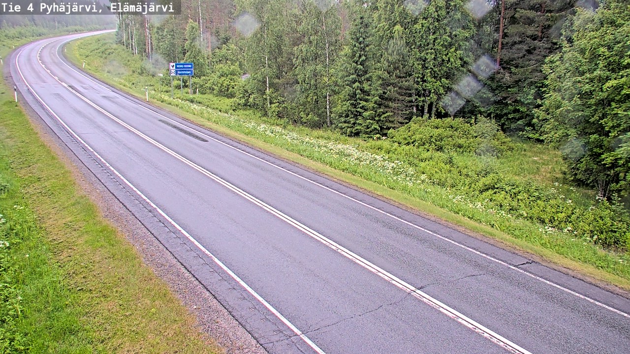 Kelikamerat Kuva Tie 4 Pyhäjärvi, Elämäjärvi, Pyhäjärvi, Pohjois-Pohjanmaa