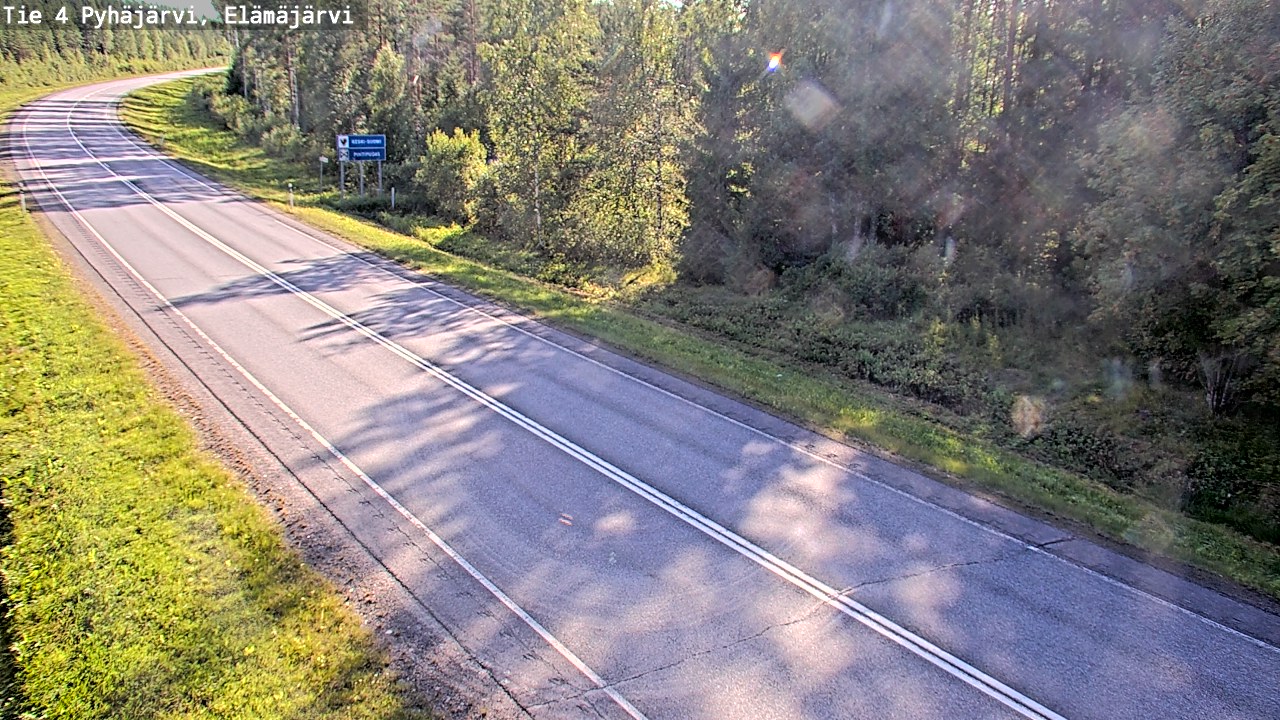 Kelikamerat Kuva Tie 4 Pyhäjärvi, Elämäjärvi, Pyhäjärvi, Pohjois-Pohjanmaa