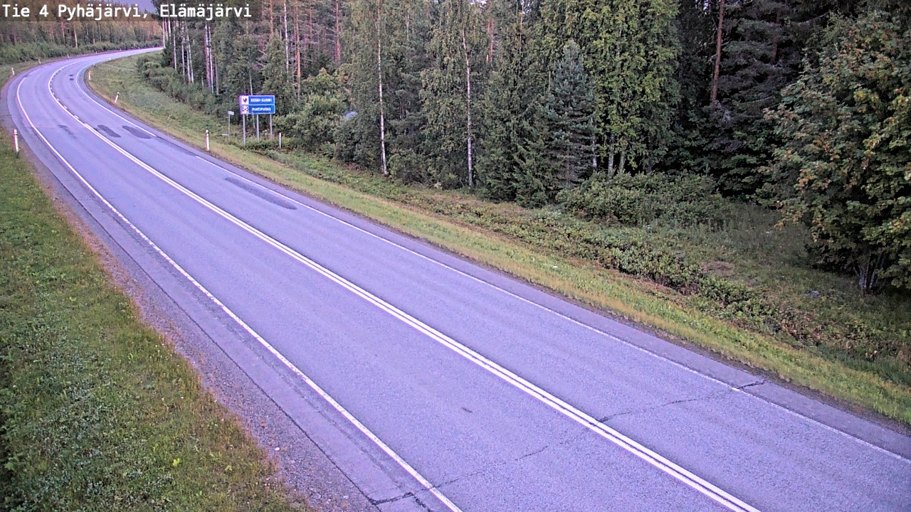 Kelikamerat Kuva Tie 4 Pyhäjärvi, Elämäjärvi, Pyhäjärvi, Pohjois-Pohjanmaa