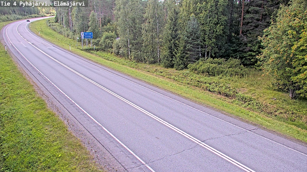 Kelikamerat Kuva Tie 4 Pyhäjärvi, Elämäjärvi, Pyhäjärvi, Pohjois-Pohjanmaa