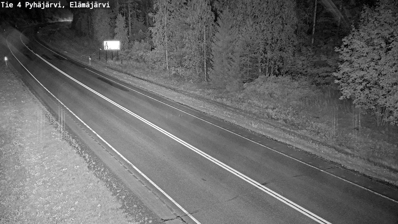 Kelikamerat Kuva Tie 4 Pyhäjärvi, Elämäjärvi, Pyhäjärvi, Pohjois-Pohjanmaa
