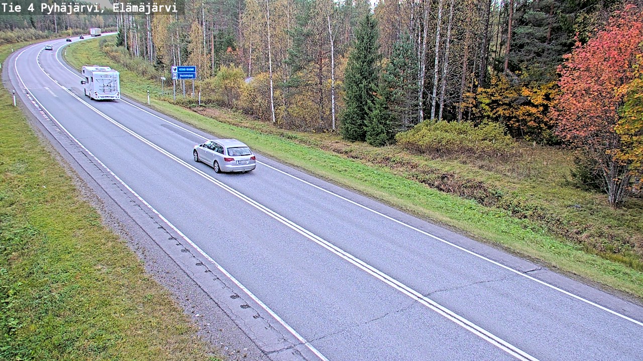 Kelikamerat Kuva Tie 4 Pyhäjärvi, Elämäjärvi, Pyhäjärvi, Pohjois-Pohjanmaa