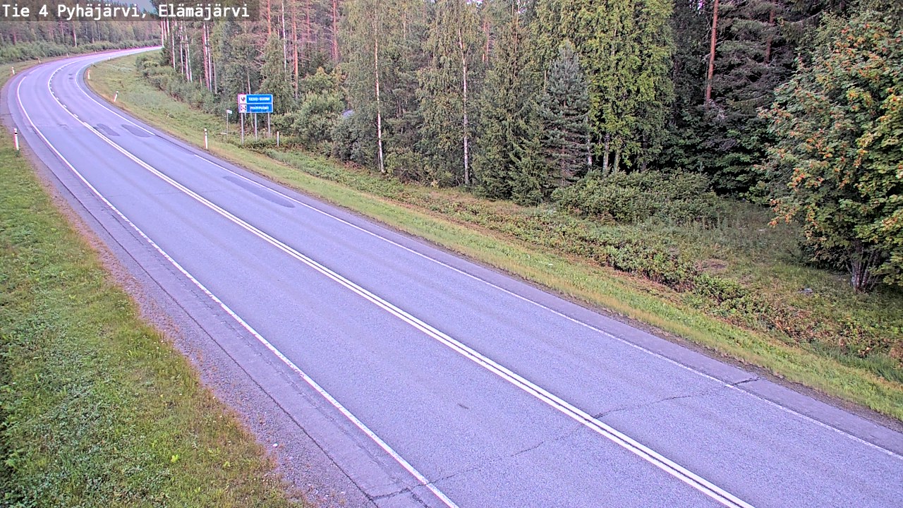 Kelikamerat Kuva Tie 4 Pyhäjärvi, Elämäjärvi, Pyhäjärvi, Pohjois-Pohjanmaa