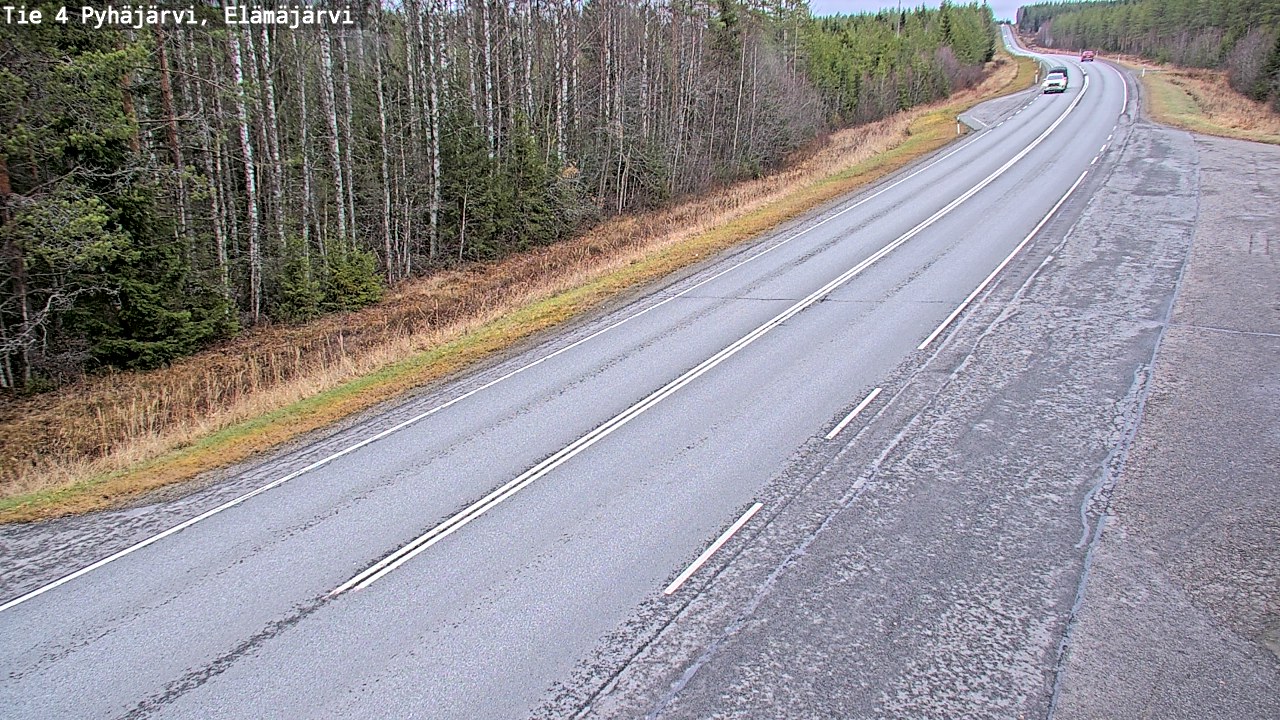 Kelikamerat Kuva Tie 4 Pyhäjärvi, Elämäjärvi, Pyhäjärvi, Pohjois-Pohjanmaa