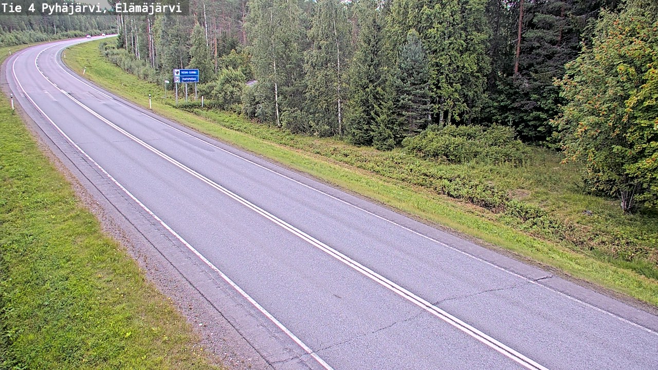 Kelikamerat Kuva Tie 4 Pyhäjärvi, Elämäjärvi, Pyhäjärvi, Pohjois-Pohjanmaa