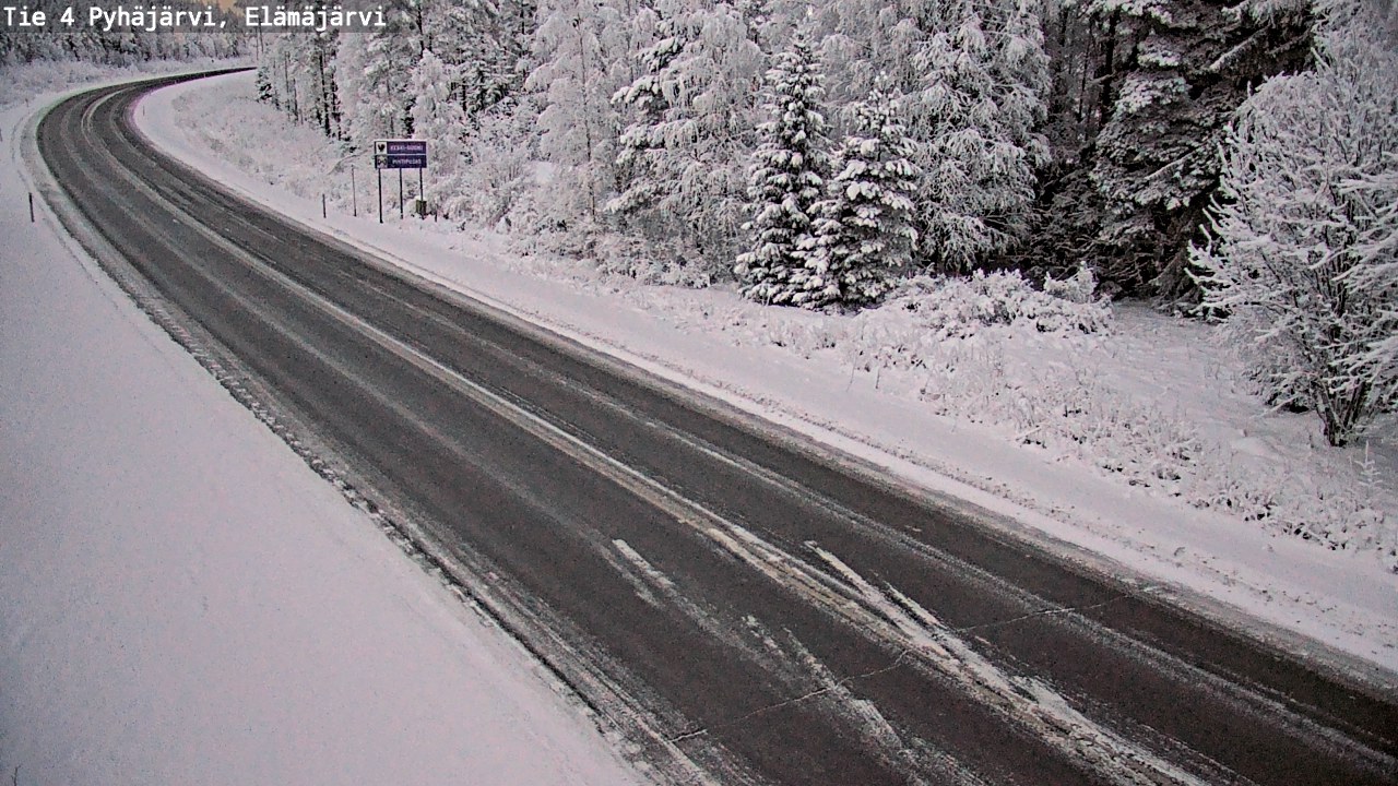 Kelikamerat Kuva Tie 4 Pyhäjärvi, Elämäjärvi, Pyhäjärvi, Pohjois-Pohjanmaa