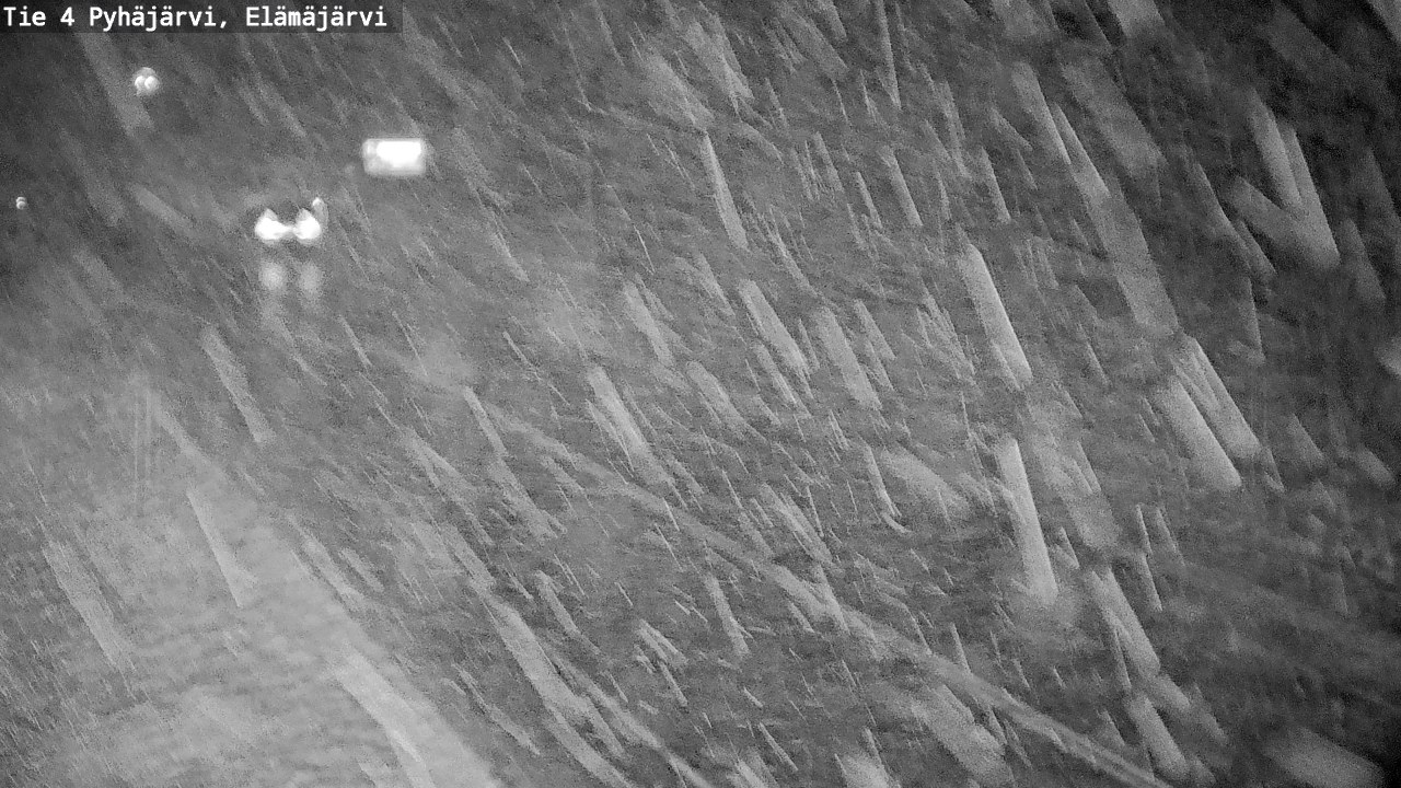 Weather Camera Image Väg 4 Pyhäjärvi, Elämäjärvi, Pyhäjärvi, Pohjois-Pohjanmaa
