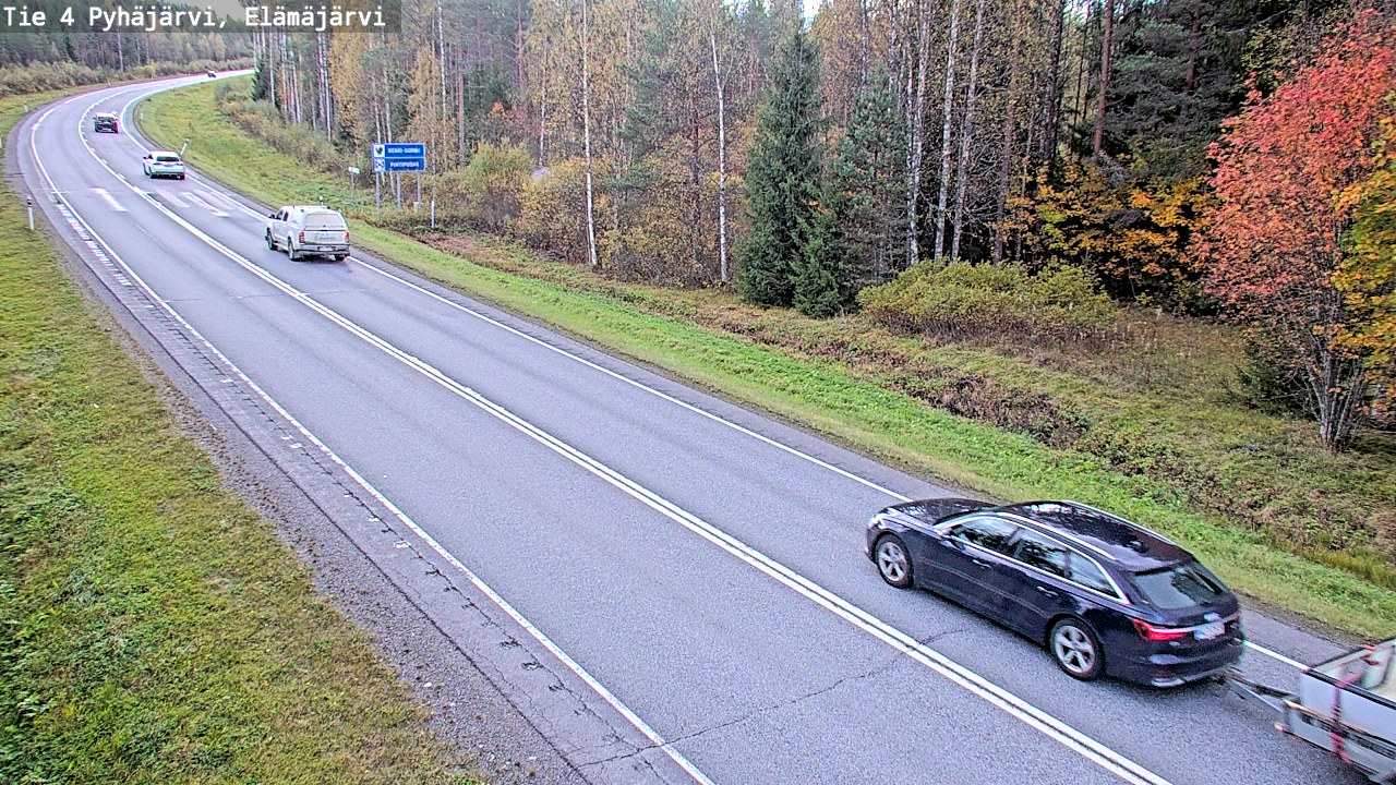 Kelikamerat Kuva Tie 4 Pyhäjärvi, Elämäjärvi, Pyhäjärvi, Pohjois-Pohjanmaa