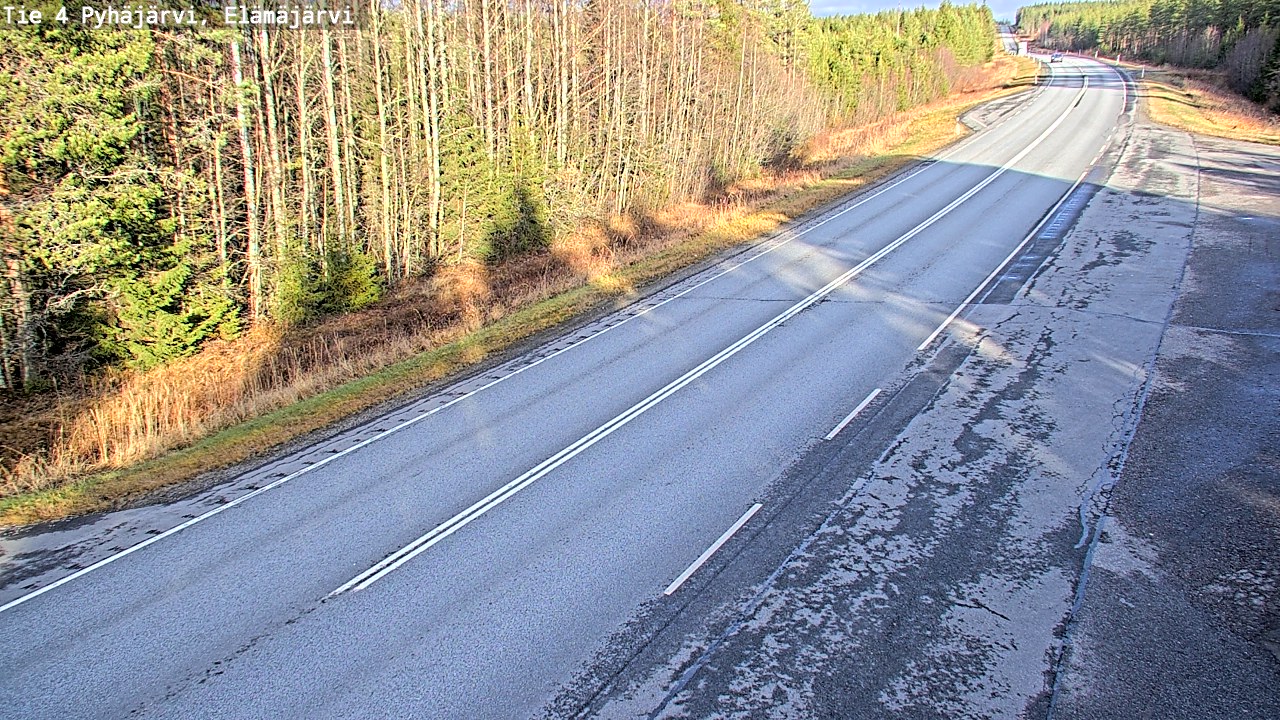 Kelikamerat Kuva Tie 4 Pyhäjärvi, Elämäjärvi, Pyhäjärvi, Pohjois-Pohjanmaa