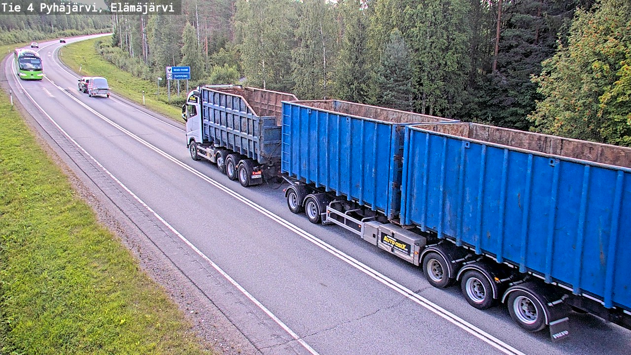 Kelikamerat Kuva Tie 4 Pyhäjärvi, Elämäjärvi, Pyhäjärvi, Pohjois-Pohjanmaa