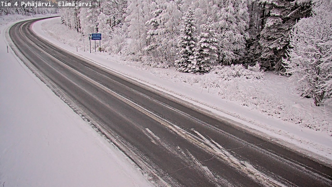 Kelikamerat Kuva Tie 4 Pyhäjärvi, Elämäjärvi, Pyhäjärvi, Pohjois-Pohjanmaa