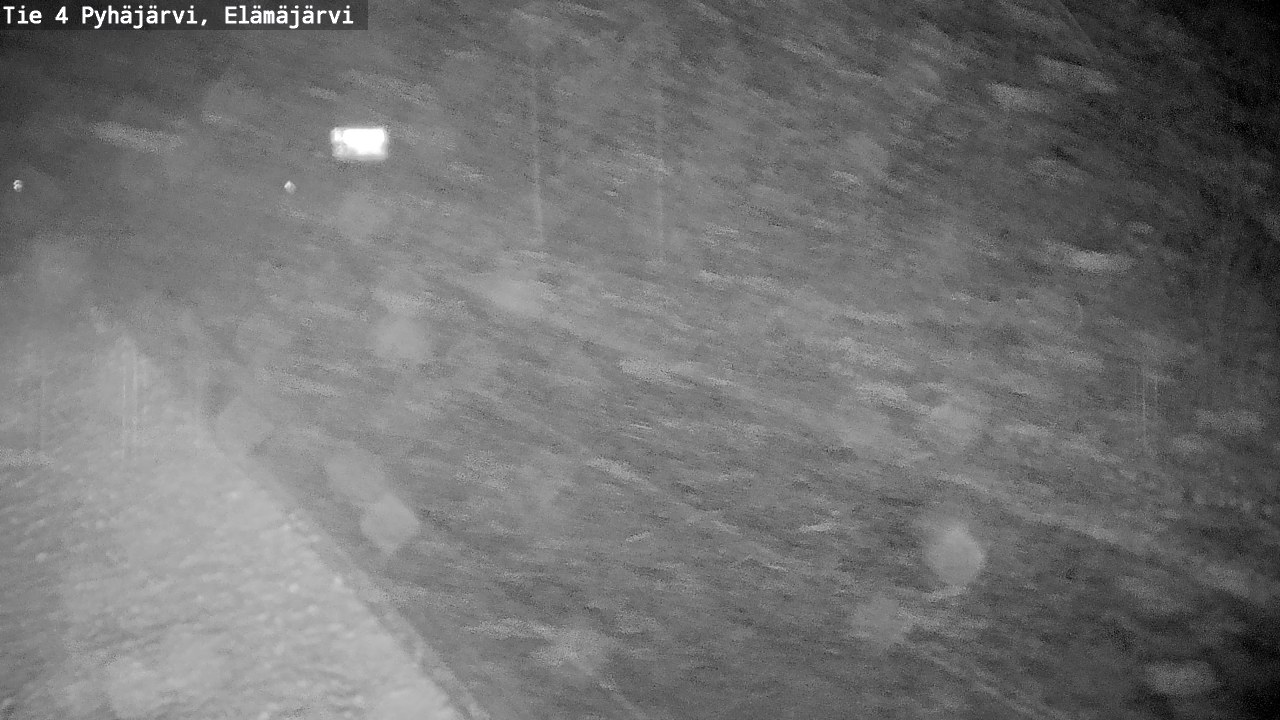 Weather Camera Image Road 4 Pyhäjärvi, Elämäjärvi, Pyhäjärvi, Pohjois-Pohjanmaa