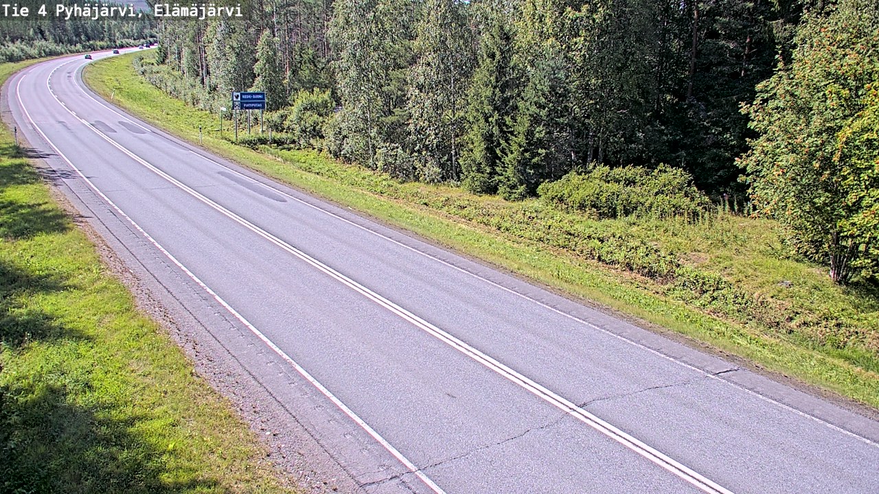 Kelikamerat Kuva Tie 4 Pyhäjärvi, Elämäjärvi, Pyhäjärvi, Pohjois-Pohjanmaa