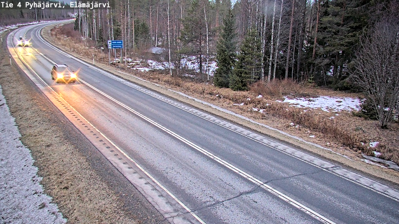 Kelikamerat Kuva Tie 4 Pyhäjärvi, Elämäjärvi, Pyhäjärvi, Pohjois-Pohjanmaa