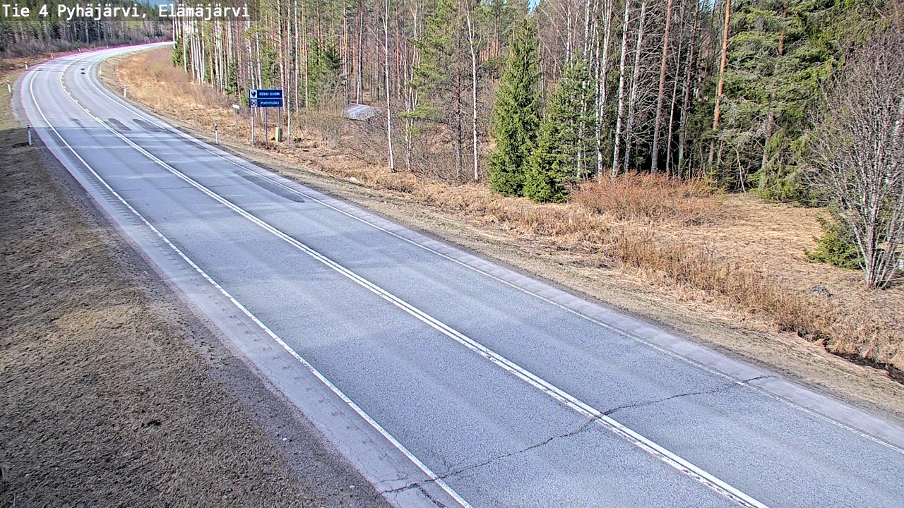 Kelikamerat Kuva Tie 4 Pyhäjärvi, Elämäjärvi, Pyhäjärvi, Pohjois-Pohjanmaa
