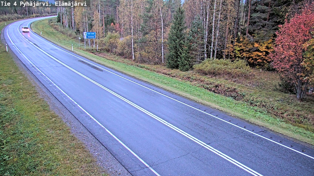 Kelikamerat Kuva Tie 4 Pyhäjärvi, Elämäjärvi, Pyhäjärvi, Pohjois-Pohjanmaa