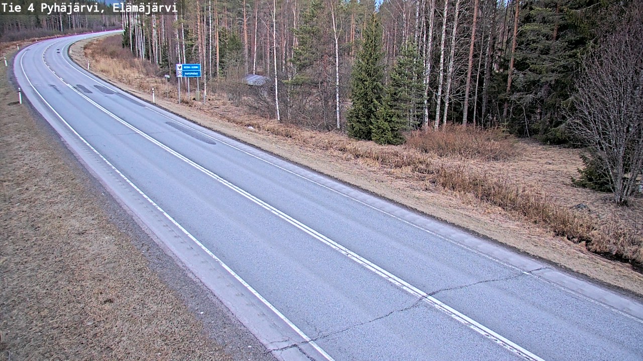 Kelikamerat Kuva Tie 4 Pyhäjärvi, Elämäjärvi, Pyhäjärvi, Pohjois-Pohjanmaa