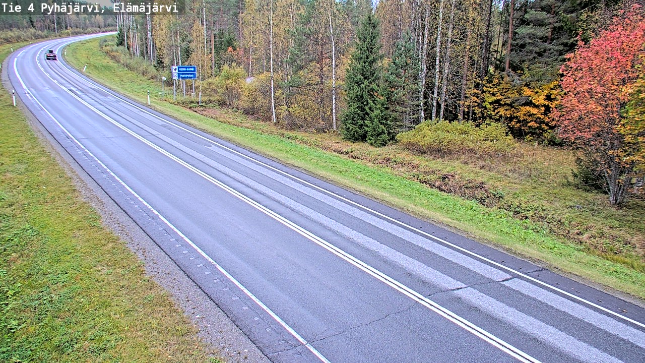 Kelikamerat Kuva Tie 4 Pyhäjärvi, Elämäjärvi, Pyhäjärvi, Pohjois-Pohjanmaa
