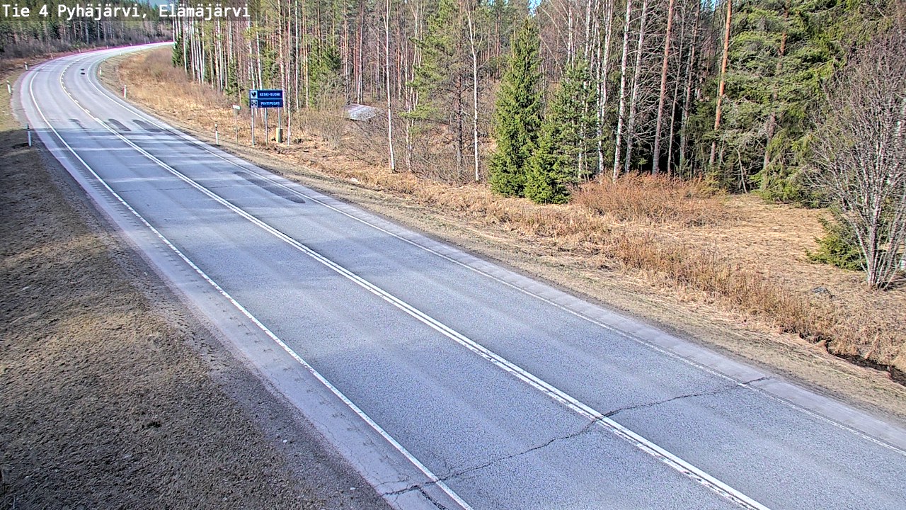 Kelikamerat Kuva Tie 4 Pyhäjärvi, Elämäjärvi, Pyhäjärvi, Pohjois-Pohjanmaa