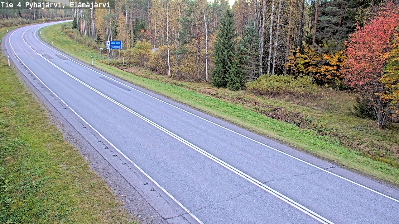 Kelikamerat Kuva Tie 4 Pyhäjärvi, Elämäjärvi, Pyhäjärvi, Pohjois-Pohjanmaa