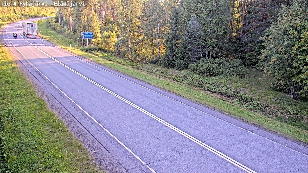 Kelikamerat Kuva Tie 4 Pyhäjärvi, Elämäjärvi, Pyhäjärvi, Pohjois-Pohjanmaa