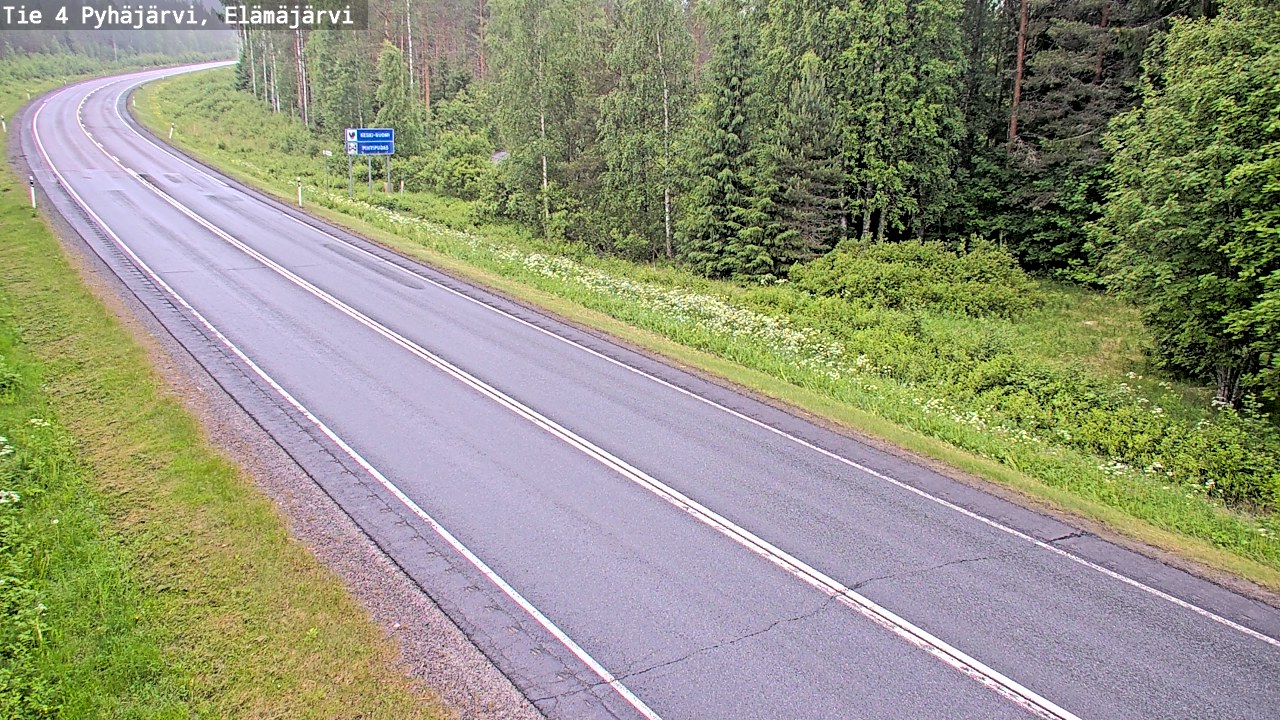 Kelikamerat Kuva Tie 4 Pyhäjärvi, Elämäjärvi, Pyhäjärvi, Pohjois-Pohjanmaa