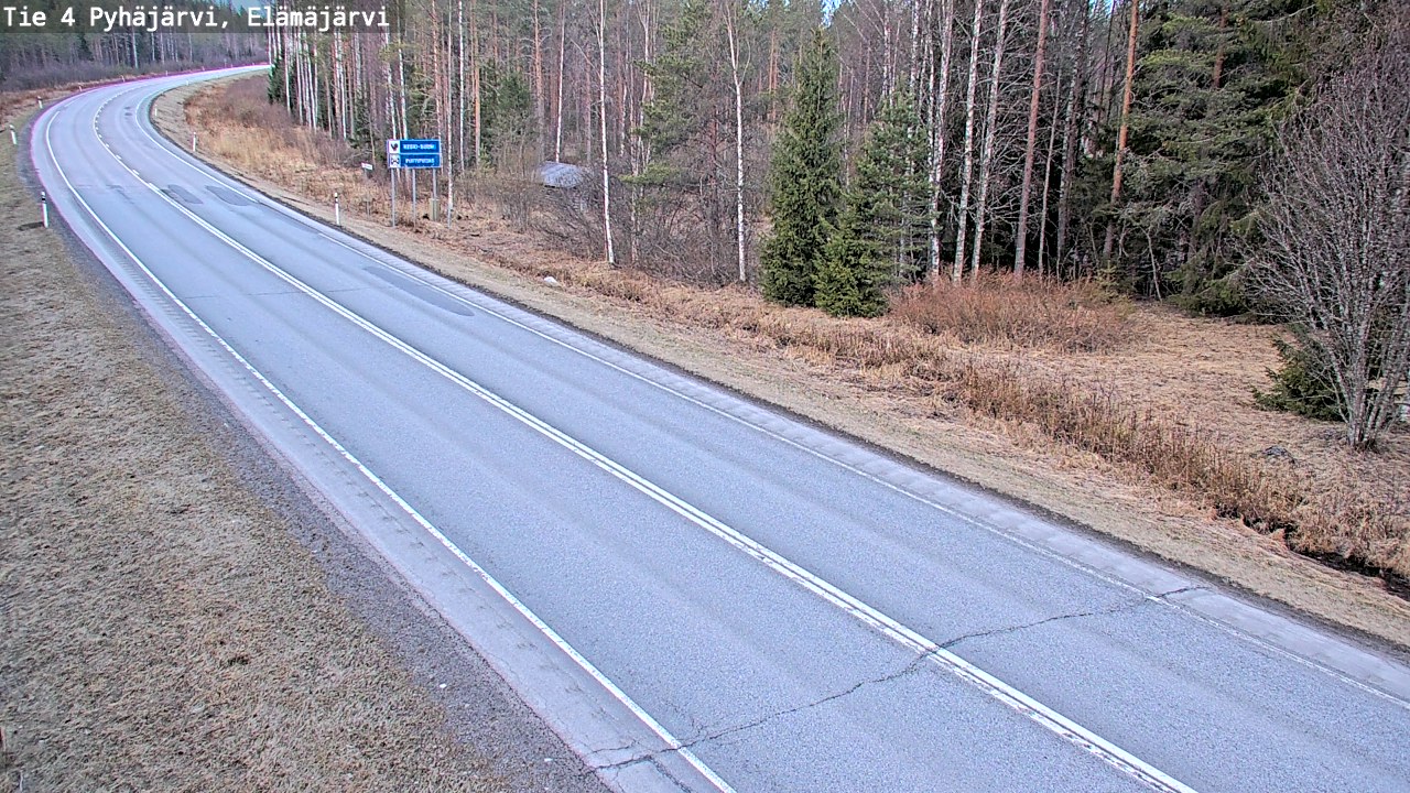 Kelikamerat Kuva Tie 4 Pyhäjärvi, Elämäjärvi, Pyhäjärvi, Pohjois-Pohjanmaa