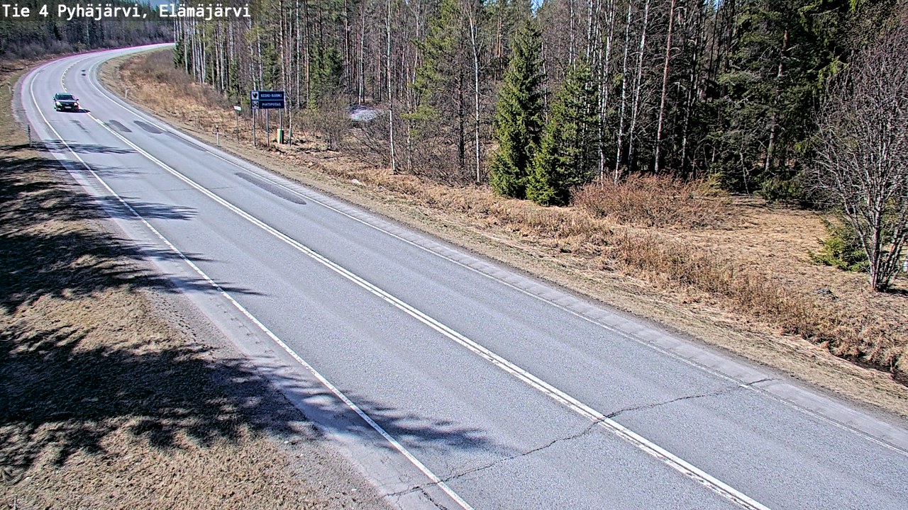 Kelikamerat Kuva Tie 4 Pyhäjärvi, Elämäjärvi, Pyhäjärvi, Pohjois-Pohjanmaa