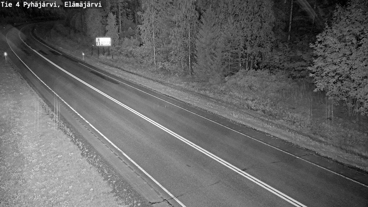 Kelikamerat Kuva Tie 4 Pyhäjärvi, Elämäjärvi, Pyhäjärvi, Pohjois-Pohjanmaa