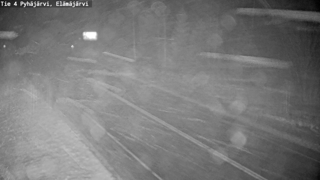 Weather Camera Image Väg 4 Pyhäjärvi, Elämäjärvi, Pyhäjärvi, Pohjois-Pohjanmaa